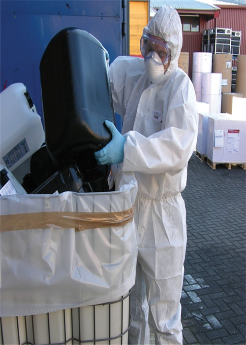 Vestito eliminabile molle della tuta per il virus che invade il tipo 3/4/5/6 del CAT 3