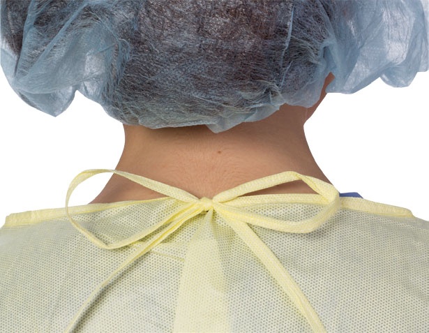 Abito eliminabile non tessuto di isolamento biodegradabile per stanza pulita/laboratorio di ricerca