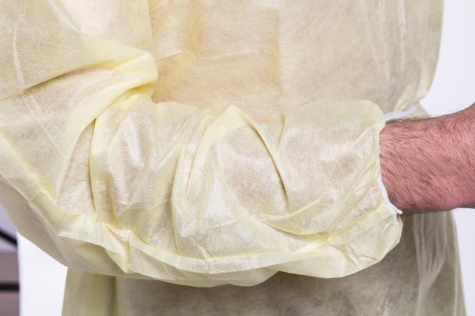 Abito eliminabile non tessuto di isolamento biodegradabile per stanza pulita/laboratorio di ricerca