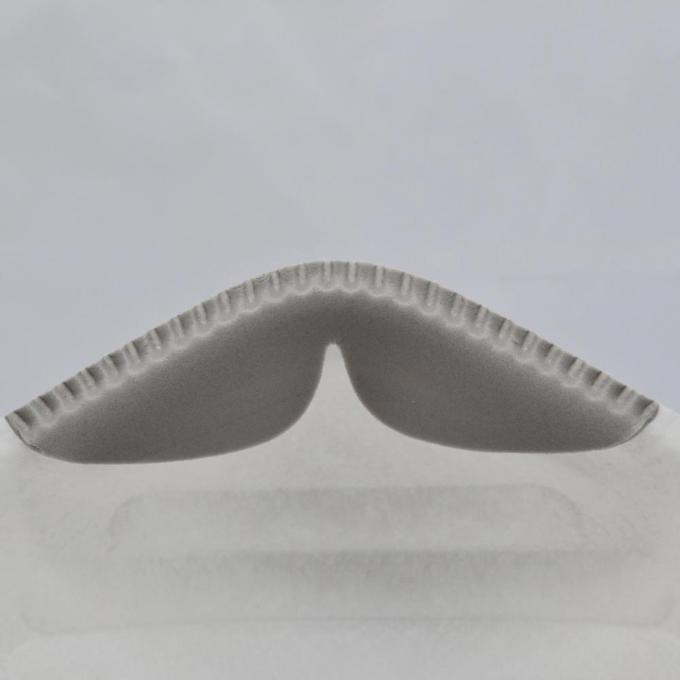 Maschera grigia della tazza di colore Ffp2 nessuna manutenzione con il cuneo del cuscino del naso della schiuma