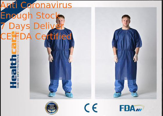 Waterproof Disposable Protective Gowns , Comfortable Medical Patient Gowns