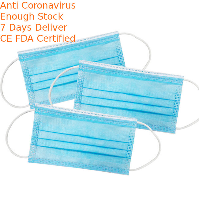 25 Grams Disposable Face Mask High Filtration Capacity Anti Dust  No Pressure To Ears