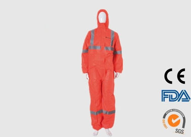Spolveri le tute eliminabili del PPE della prova per l'ambiente di lavoro costruzione/della strada