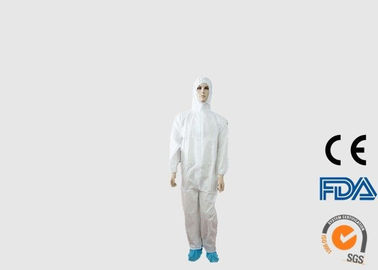 Porcellana Tute eliminabili rispettose dell&#039;ambiente del PPE con la chiusura anteriore della chiusura lampo fabbrica