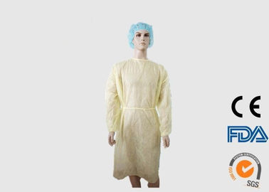 Porcellana Gli abiti medici eliminabili dell&#039;idrorepellente, ospite eliminabile di 20G pp ricopre fabbrica