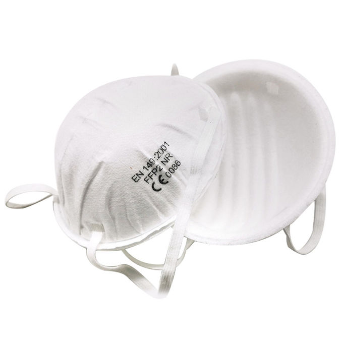 Anti maschera di polvere eliminabile polverizzata, materiale stratificato a coppa della maschera di protezione multi